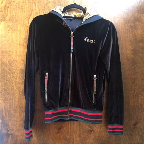 gucci crow sweater|gucci velour sweatsuit.